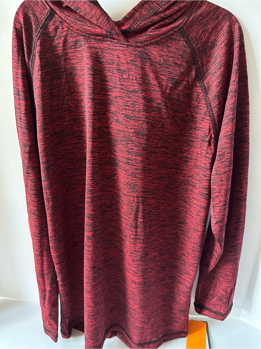 MTA Sport Boys Size 8/10 Fast Dri Hoodie Red Black NWT